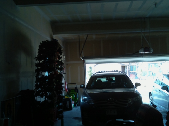 The whole garage.