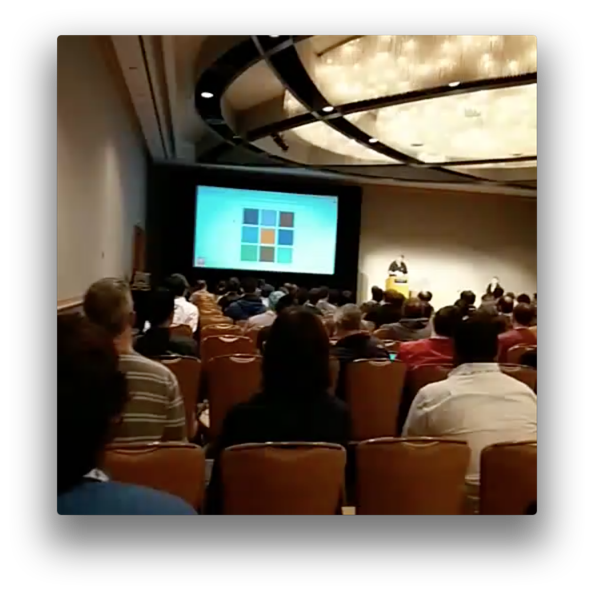 Tic Tac Toe Light live on stage.